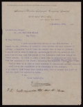 Cover of Guglielmo Marconi letter to H.H.