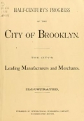 Cover of Half-century's progress of the city of Brooklyn
