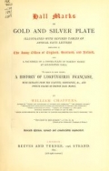 Cover of Hall marks on gold and silver plate