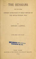 Cover of The Hessians and the other German auxiliaries of Great Britain in the revolutionary war
