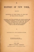Cover of A history of New York