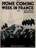 Cover of Home coming week in France