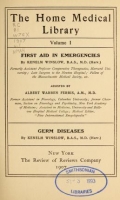 Cover of The home medical library