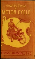 Cover of How to drive a motor cycle