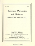 Cover of Illuminated manuscripts and miniatures, european & oriental.