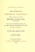Cover of Illustrated catalogue of the collection of American paintings