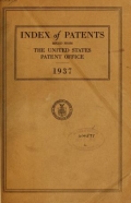 Cover of Index of patents issued from the United States Patent Office