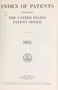 Cover of Index of patents issued from the United States Patent Office