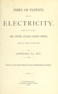 Cover of Index of patents relating to electricity