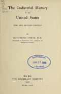 Cover of The industrial history of the United States