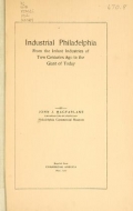 Cover of Industrial Philadelphia