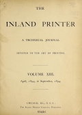 Cover of The Inland printer