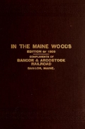 Cover of In the Maine woods