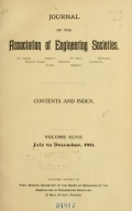 Cover of Journal of the Association of Engineering Societies