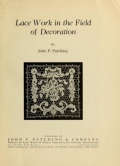 Cover of Lace work in the field of decoration