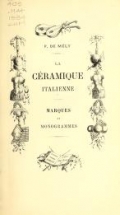 Cover of La céramique italienne