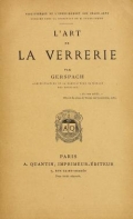 Cover of L'art de la verrerie