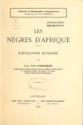 Cover of Les nègres d'Afrique
