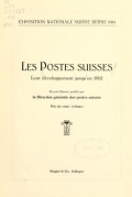 Cover of Les Postes suisses