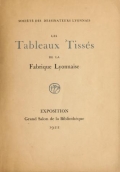 Cover of Les Tableaux tissés de la Fabrique lyonnaise