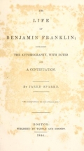 Cover of The life of Benjamin Franklin