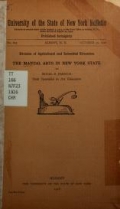 Cover of The manual arts in New York State