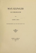Cover of Max Klinger als Bildhauer 