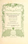 Cover of Meissner Porzellan