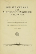 Cover of Meisterwerke der Älteren Pinakothek in München ... 