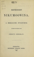 Cover of Methodist hymns