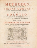 Cover of Methodus inveniendi lineas curvas maximi minimive proprietate gaudentes, sive, Solutio problematis isoperimetrici latissimo sensu accepti