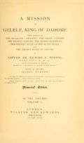 Cover of A mission to Gelele, king of Dahome