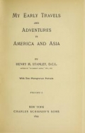 Cover of My early travels and adventures in America and Asia v.1