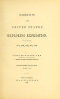 Cover of Narrative of the United States exploring expedition during the years 1838, 1839, 1840, 1841, 1842
