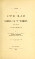 Cover of Narrative of the United States exploring expedition during the years 1838, 1839, 1840, 1841, 1842