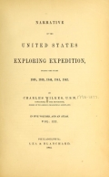 Cover of Narrative of the United States exploring expedition during the years 1838, 1839, 1840, 1841, 1842