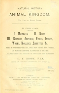 Cover of Natural history of the animal kingdom for the use of young people