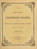 Cover of The New York coach-maker's magazine