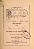 Cover of Our deportment; or, The manners, conduct and dress of the most refined society