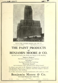 Cover of Paint products of Benjamin Moore & Co