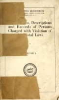 Cover of Photographs, descriptions and records of persons charged with violation of the postal laws