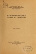 Cover of Polychrome guanaco cloaks of Patagonia