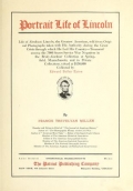 Cover of Portrait life of Lincoln