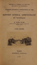 Cover of Rapport général administratif et technique t. 6