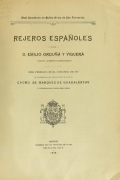 Cover of Rejeros españoles