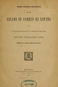 Cover of Reseña histórico-descriptiva de los sellos de correo de España 