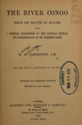 Cover of The River Congo from its mouth to Bólobó