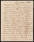 Cover of Robert Fulton letter to Joseph Bringhurst, dated New York, 1 October 1812