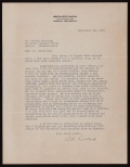 Cover of Robert H. Goddard letter to Martin Sheridan, dated Mescalero Ranch, Post Office Box 978, Roswell, New Mexico, 29 September 1938