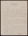 Cover of Robert H. Goddard letter to Nils A. Riffolt, dated Shoreham Hotel, H Street Northwest at Fifteenth, Washington, D.C., 16 July 1922